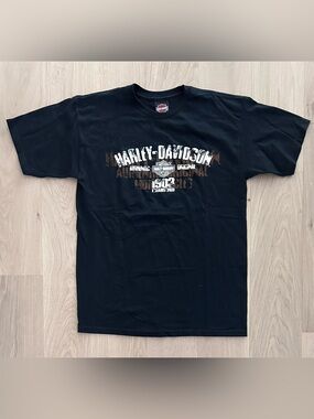 Harley-Davidson Motorcycles Jamaica Double Sided T-Shirt